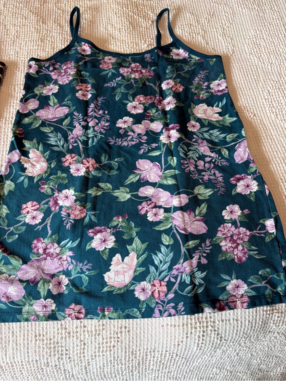 Torrid Floral and Leopard Print Tank Tops Leopard Size 0 & Teal Floral Size 1 - Picture 2 of 6